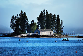 Boothbay Harbor island